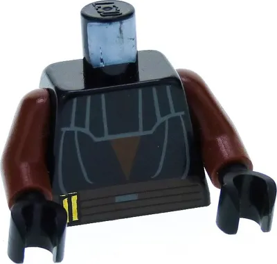 Produktbild von 1x Lego Torso Minifigur Star Wars Anakin schwarz Weste sw0183 973pb0420c01