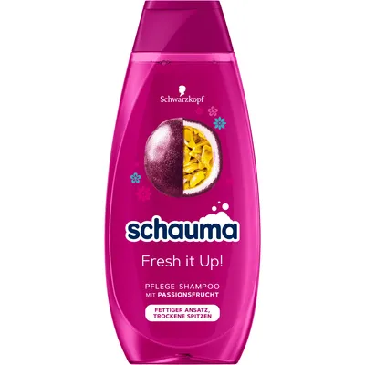 Produktbild von Schauma Fresh it up Pflege Shampoo mit toller Passionsfrucht 400ml