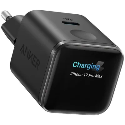 Produktbild von Anker Nano Ladegerät (45W, Smart Display), Farbe:Schwarz