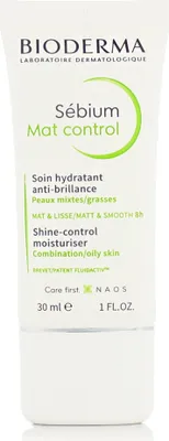 Produktbild von Bioderma - Sébium Mat Control Moisturiser - Leichte feuchtigkeitsspendende Creme gegen Hautglanz und vergrößerte Poren 30ml