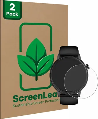 Produktbild von 2x ScreenLeaf Schutzfolie für YYKY ET470 1.4" nachhaltiger Displayschutz Display Schutz Folie Klar Transparent
