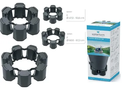 Image de Socle pour réservoir d'eau de pluie Modular 6 Basecan anthracite