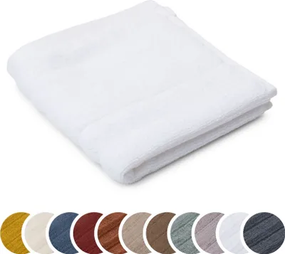 Produktbild von sleepling liebling Seiftuch Luxus Bio Baumwolle, Serie Marseille, 770 gr. / m², 30 x 30 cm, , 60 Grad, saugstark, schnelltrocknend, weiß