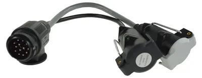 Productafbeelding van Maypole MP603, 13-polige naar 7-polige (N en S) adapterkabel - zwart