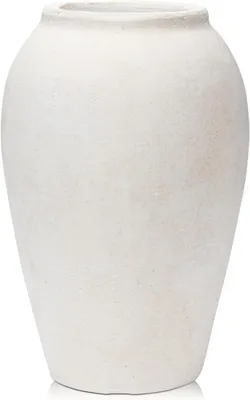 Image de Vase en céramique, fabriquée à la main, 27 cm, en terre cuite, pour la décoration