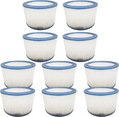 Produktbild von 10x Patronen-Filter / Zylinderfilter / Lamellenfilter für Festool VCP10E VCP250E VCP260E-L Makita 440 442 443 444 445 446L 446LX / Trockensauger