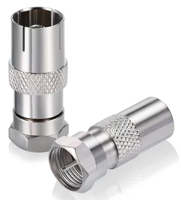 Productafbeelding van FM-radio-antenneadapter 75 ohm F-connectoradapter voor audiosysteem