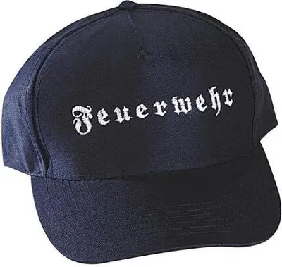 Produktbild von Baseballcap mit Einstickung - Feuerwehr - 68293 dunkelblau