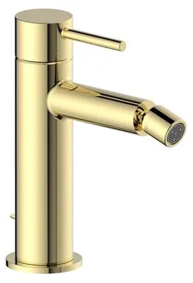 Produktbild von Herzbach SIRO PVD GOLD Bidet-Einlochbatterie mit Ablauf Gold