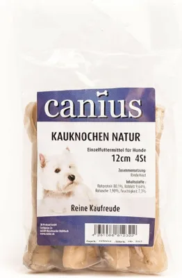 Produktbild von Canius Kauknoch Natur 12cm 4St