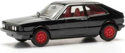 Produktbild von Herpa PKW VW Scirocco I schwarz/rot