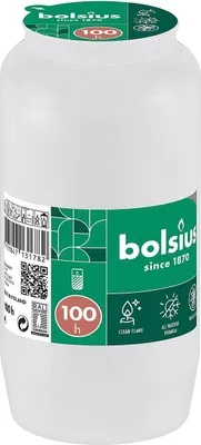 Produktbild von BOLSIUS Kompolicht ohne Palmöl Nr. 7 weiß