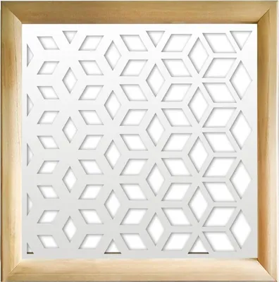 Immagine prodotto di METAMORPHOSIS  - Moduli Decorativi in Legno e PVC 98x98 cm bianco