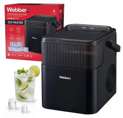 Obrázok produktu pre WEBBER RANUA IM-001 ICE MASTER stroj na výrobu ľadu 12 kg/24 h, 165 W, čierny 2