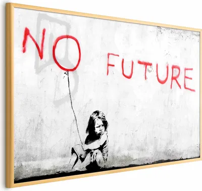 Produktbild von Posterpapier Poster - No Future 42x29.7 cm Streetart m-C-0317-ao-a