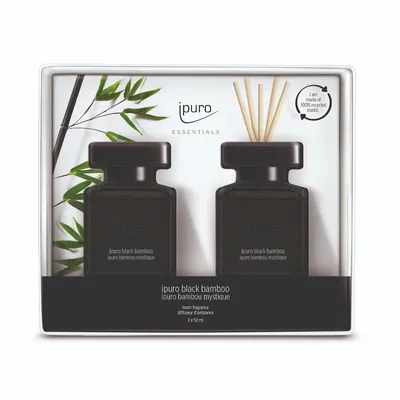 Image de Encens Ipuro Essentials Black Bamboo 50 ml - 2 pièces