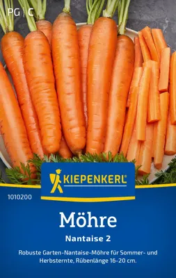 Produktbild von Kiepenkerl Möhrensamen Nantaise 2 Daucus carota 10 lfd. Meter