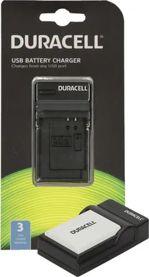 Zdjęcie produktu dla Duracell DRN5921, USB, Domowa ładowarka akumulatorów, Nikon EN-EL5, Czarny, 5 V, 5 V