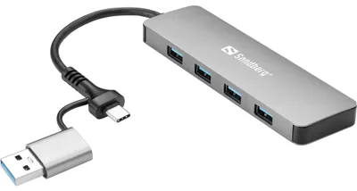 Immagine prodotto di Hub Sandberg da USB-C/A a 4xUSB 3.0