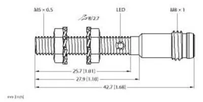 Zdjęcie produktu dla Czujnik indukcyjny Turck BI1-EG05-AP6X-V1331