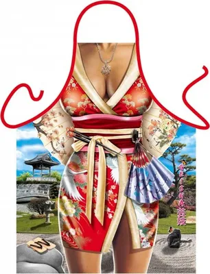 Produktbild von **Grill u. Küchenschürze - Geisha