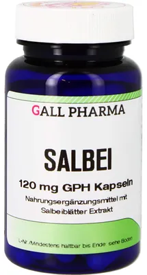 Produktbild von GALL PHARMA Salbei 120 mg GPH Kapseln, 120 St. Kapseln