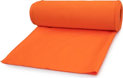 Produktbild von French Terry, Baumwolle Sweatshirtstoff, Orange 50 x 185 cm