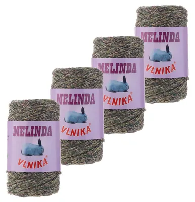 4 x 250g Strickgarn Melinda 01 mehrfarbig