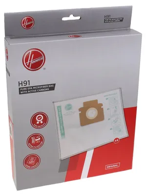 Image de Hoover H91, Sac à poussière, Cylindrique, Hoover, HE520PET 021, HE532ALG 011, HE522PET 011, HE530ALG 011, HE510HM 011, HE520PET 001, HE520PET 011,..., 260 mm, 6 mm