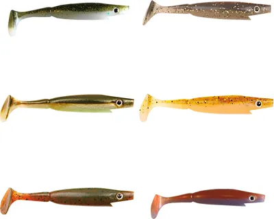 Obrázok produktu pre Strike Pro Piglet Shad 10cm 6ks Browni mäkká nástraha