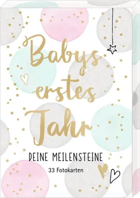 Produktbild von Fotokarten-Box - Babys erstes Jahr - Deine Meilensteine