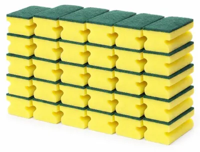 Produktbild von 120 x Küchenschwamm Topfschwamm Putzschwamm starkes Scheuerschwamm Topfreiniger