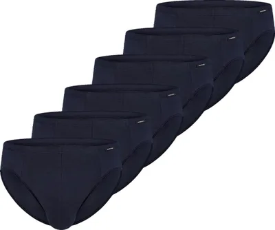 Produktbild von Schiesser 6er Pack Baumwolle Essential Mini Slip / Unterhose Angenehm auf der Haut, Perfekte Passform und maximaler Komfort, Atmungsaktiv