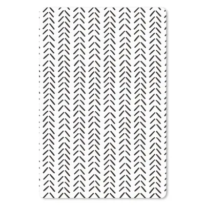 Produktbild von MuchoWow® Mauspad Mousepad Muster - Streifen - Schwarz 18x27 cm - Mousepads - Maus Mat - Pad - Mausunterlage