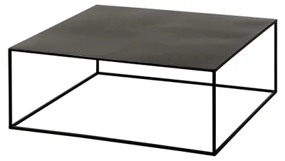 Produktbild von Quadratischer Couchtisch - Metall - Schwarz