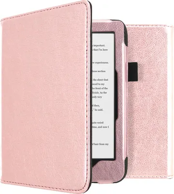 Productafbeelding van imoshion Vegan Leather Bookcase voor de Kobo Clara HD - Rosé Goud