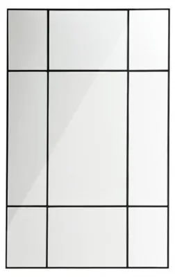 Obrázek produktu pro Designové nástěnné zrcadlo Casa Padrino černé 70 x V 110 cm - Výjimečný design