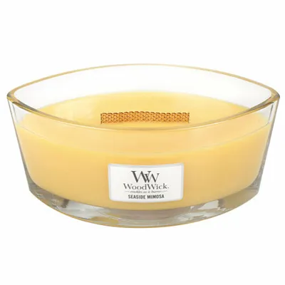 Image de WoodWick Duftkerze Ellipse Seaside Mimosa - 9 cm / 19 cm