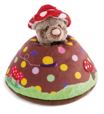 Produktbild von NICI Kissen Maulwurf & Erdhügel 48210 - NICI Forest Friends Spielkissen 23x19cm