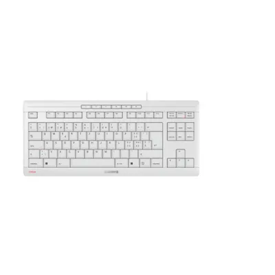 Produktbild von Cherry STREAM KEYBOARD TKL - Kabelgebunden - USB - Scherenschalter - QWERTZ - Weiß