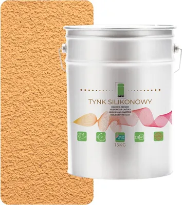 Produktbild von Silikonputz für Außenfassaden, Safrangelb, 1,5 mm Premium, 15 kg