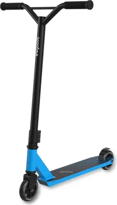 Produktbild von LifeGoods Stunt Scooter Fly Pro - ab 6 Jahre - Tretroller für Kinder - Jungen/Mädchen - 100mm - 100KG - Schwarz/Blau