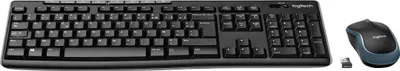 Zdjęcie produktu dla Logitech Wireless Combo MK270 - Zestaw klawiatura i mysz - bezprzewodowy - 2,4 GHz - francuski (920-004510)
