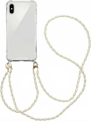 Immagine prodotto di Catenina per cellulare imoshion con perline + cinturino da polso iPhone X / Xs - Trasparente