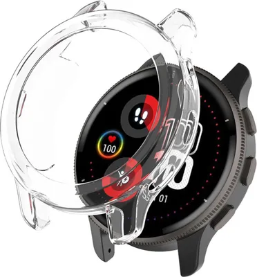 Produktbild von subtel Schutzhülle für Garmin Venu 2 Plus Hardcase Smartwatchhülle - Gehäuse, Rahmen Schutz Hülle - Smartwatchcase, Protector Transparent