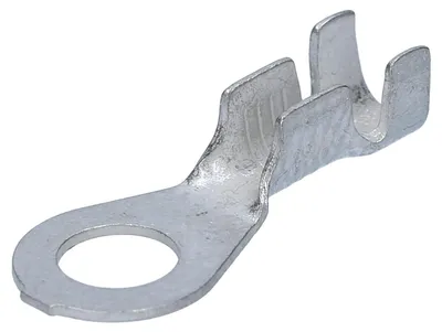 Produktbild von 100 Stück Krallenkabelschuh Ringform KKS2,5-M5-12 Krallen 1,5-2,5mm² M5 Messing verzinnt