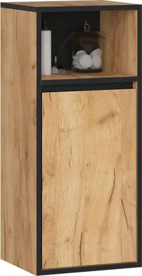 Produktbild von MARLION Wand-Badezimmerschrank – Craft Eiche / Schwarz