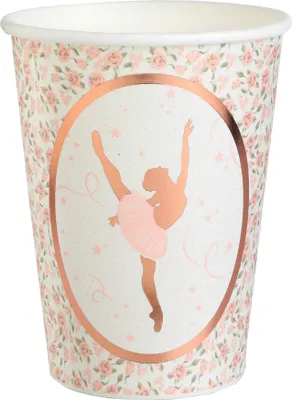 Produktbild von 10 Pappbecher Ballerina Karton 7,8 x 9,7 cm - Einheitsgröße