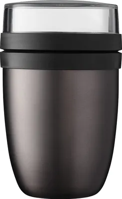 Zdjęcie produktu dla MEPAL 107647040300 MEPAL Speisebehälter Ellipse titanium 0,5 + 0,2 l