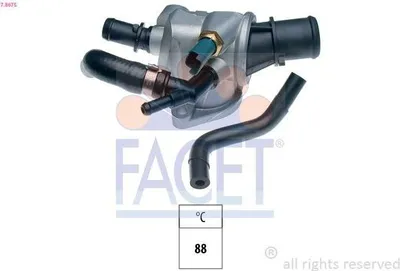 Produktbild von FACET Thermostat Kühlmittel 88°C für ALFA ROMEO 147 (937) für FIAT BRAVO II (198) STILO (192)